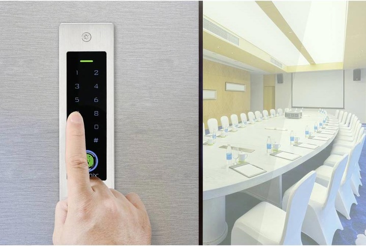 Produktbild Sygonix SY-5231014 Fingerprint/RFID Zugangssystem Unterputz 12 V/DC, 18 V/DC IP (Fingerabdruck, Schlüsselkarte)
