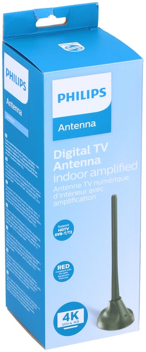 Image du produit Philips Antenne DVB-T dipôle à tige intérieure (Antenne tige, 18 dB, DVB-T / -T2)
