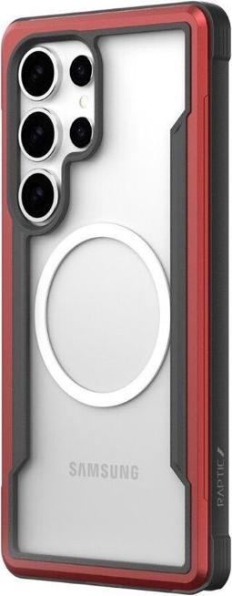 Produktbild Raptic Samsung Galaxy S25 Ultra - Defense Shield mit Magsafe-Funktion, Rot (Samsung Galaxy S25 Ultra)