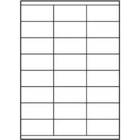 Logo, Etichette, etykiety 70mm x 36mm, A4, matowe, białe, 10 szt.