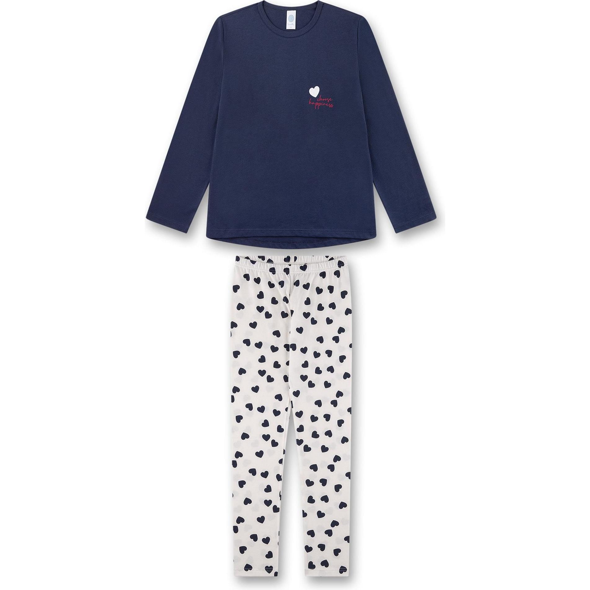 Sanetta, Mädchen, Pyjama, Pyjama Homewear Bequem sitzend, Mehrfarbig, (152)