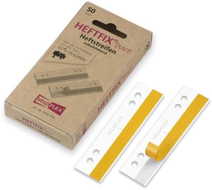 Produktbild Veloflex Heftstreifen 105mm 50er HEFTFIX pur weiss