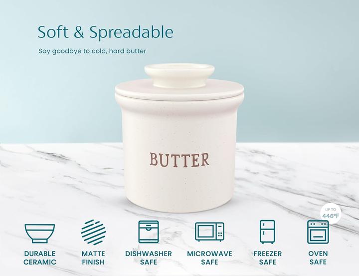 Produktbild Kooki Keramik-Butterbehälter mit Deckel