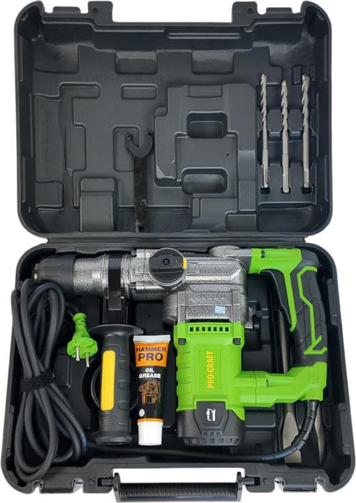 Produktbild Procraft BH1300 Kombihammer 1050 Watt 4,5 J SDS plus + Koffer