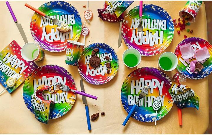 Actual product image Boland 20 paper napkins Happy Birthday 33 x 33 cm (20 pcs., 33 x 33 cm)