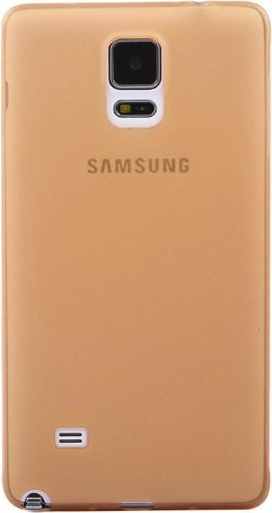 Produktbild König Design Schutzhülle Case Ultra Dünn 0,3mm für Handy Samsung Galaxy Note 4 SM N910 Orange (Samsung Galaxy Note 4)