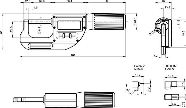 Immagine prodotto Sylvac Micrometro esterno S Mike PRO Prossimità