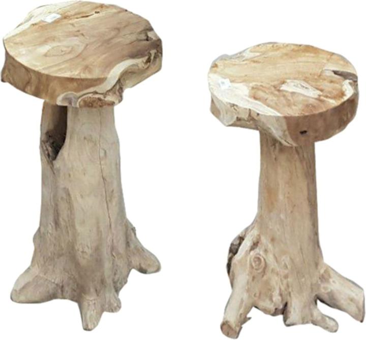 Actual product image Garden Pleasure The SUGRA bar stool is a unique piece of furniture made from high-quality root tobacco.