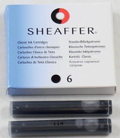 Actual product image Sheaffer Replacement ink cartridges for fountain pen (ink cartridges, Black)
