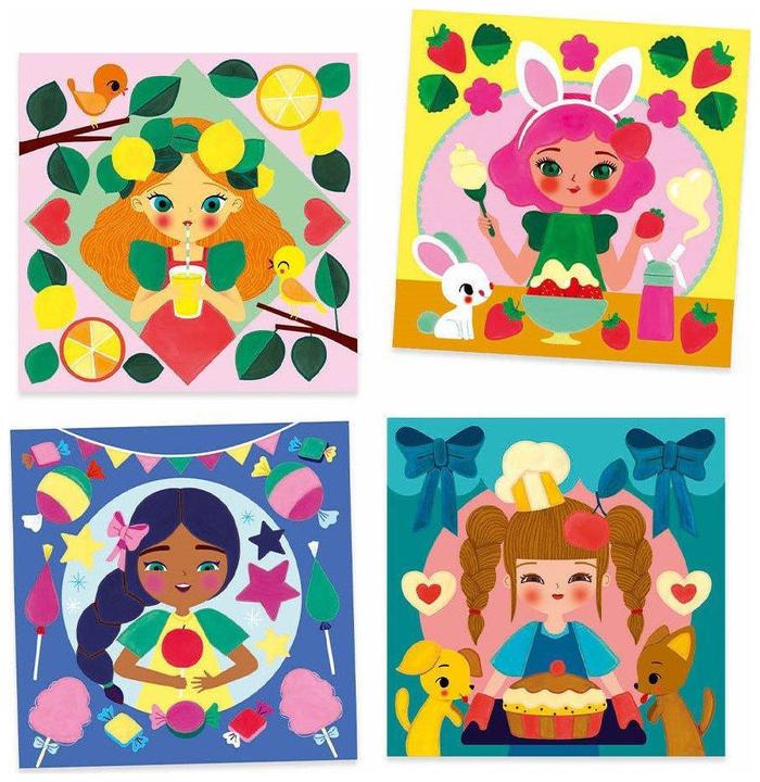 Produktbild Djeco Ausmalbilder Kaffee und Kuchen