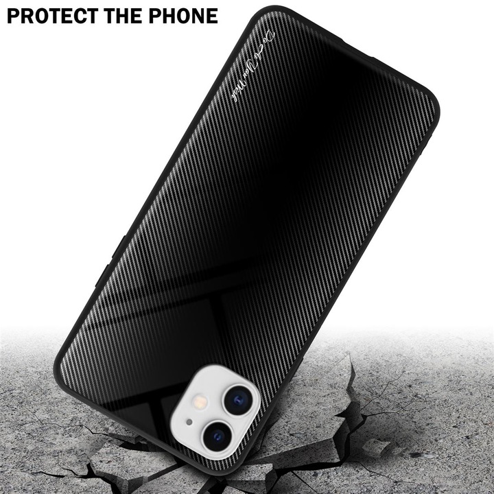 Productafbeelding Cadorabo TPU gestreepte glasplaat (Apple iPhone 11)