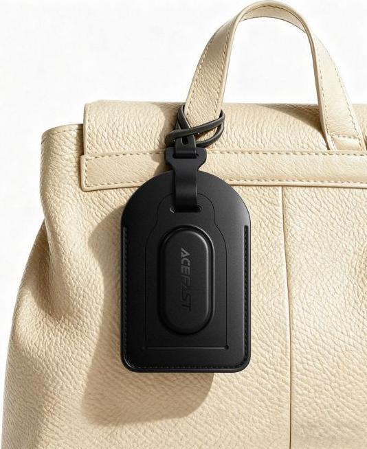 Produktbild Acefast ACEPOSITION S5 Bluetooth GPS Tracker Kofferanhänger Apple Find My kompatibel PU Leder (Apple, iOS)