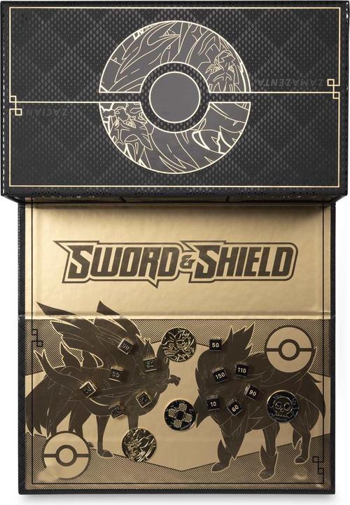 Actual product image Pokémon Sword & Shield Zacian & Zamazenta Ultra Premium Collection (English, Box Set & Collection)