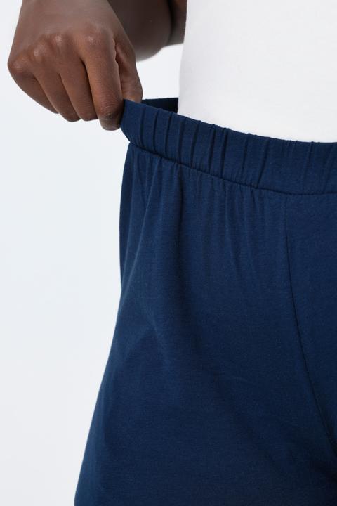 Produktbild Ulla Popken Pyjamahose, uni / Herzen, langes Bein (50, 52)