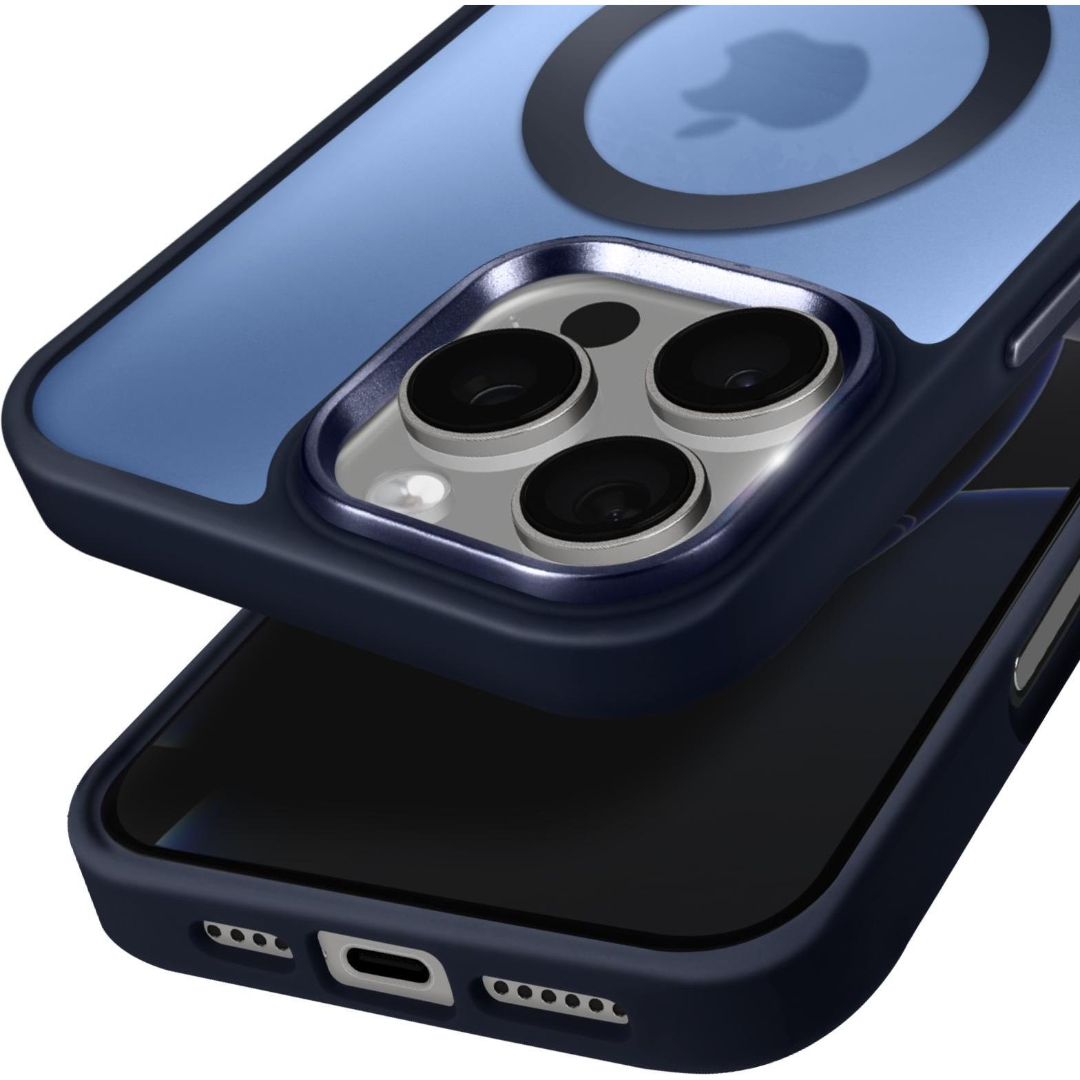 Thumbnail - Avizar Frost Color Case (Apple iPhone 16 Pro Max), Smartphone Hülle, Blau