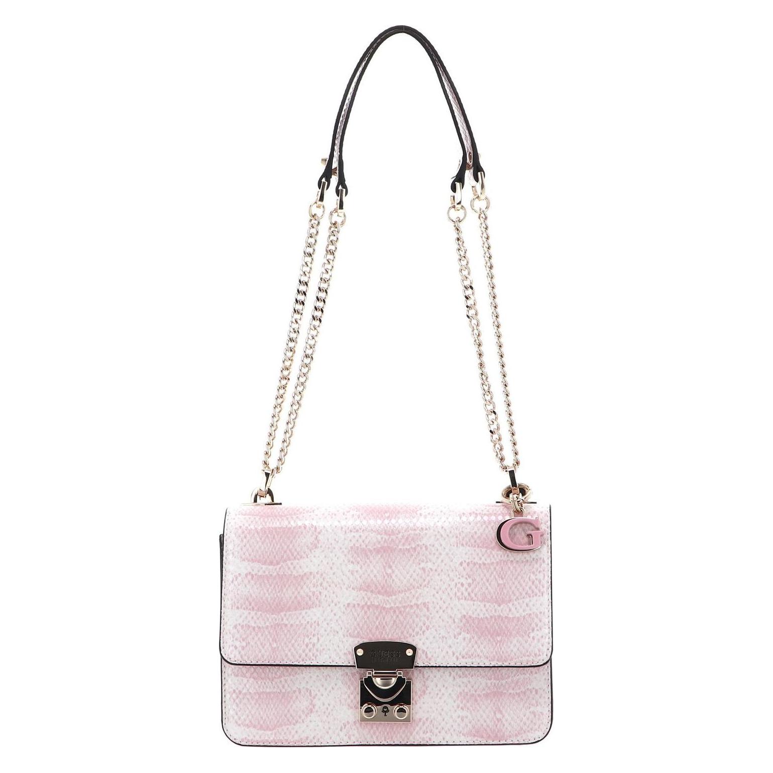 Guess, Damen, Handtasche, Eliette Logo Convertible Xbody Flap, Rosa