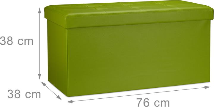 Actual product image Relaxdays Bench storage space (76 cm)