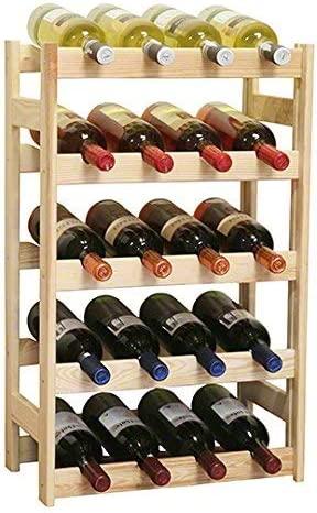 Actual product image Modo24 Bottle rack (30 bottles, 25 x 53 x 86 cm)