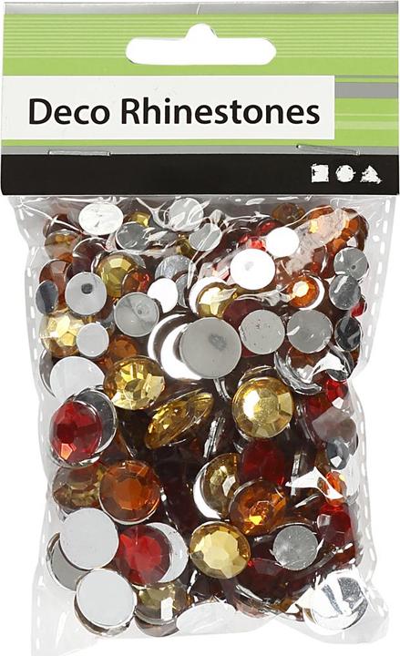 Produktbild Creativ Company Strasssteine rot orange in verschiedenen Grössen