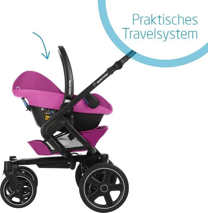 Immagine prodotto Maxi-Cosi Seggiolino auto per neonati con ISOFIX, i-Size e sistema di viaggio integrato (Seggiolino, ECE R129/i-Size Standard)