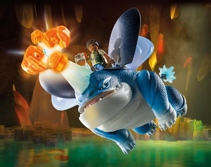 Actual product image Playmobil 71082 Dragons: The Nine Realms - Plowhorn & D'Angelo (71082, Playmobil Dragons)