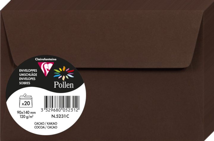 Produktbild Pollen Briefumschlag (90 x 140 mm, 20 x)
