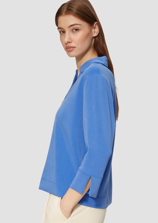 Actual product image S.Oliver Sweatshirt Sweatshirt aus Scuba mit Polokragen (40)