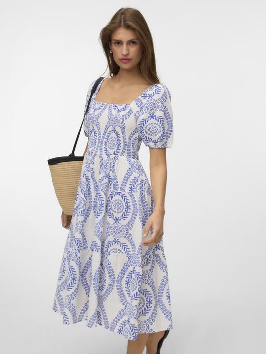 Image du produit Vero Moda VMROKAYA Midikleid Gesmoktes Kleid (M)