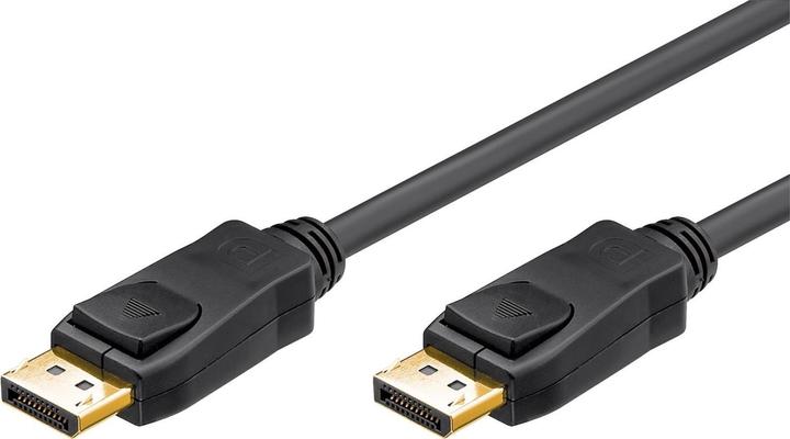 Actual product image Goobay Clicktronic Series 1.4 DisplayPort Connector Cable 1.4, 1 m, Black (1 m)