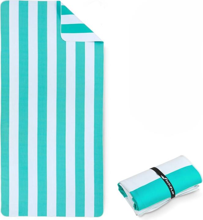 Image du produit Fit-Flip Strandtuch XXL Mikrofaser schnelltrocknendes Badetuch 200x90cm (200 x 90 cm)