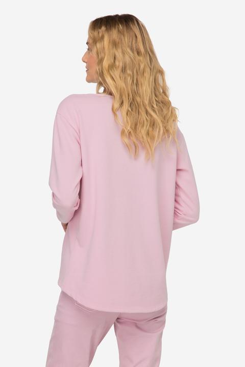 Produktbild Laurasøn Sweatshirt, oversized, Robben Print, Rundhals, Langarm (XL)