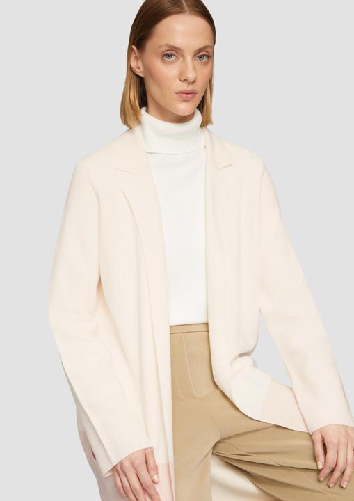 Produktbild s.Oliver Strickjacke Feinstrick-Cardigan mit Reverskragen und Colour-Blocking (40)