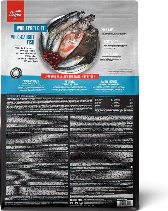 Produktbild Orijen Six Fish (Adult, 1 Stk., 1800 g)