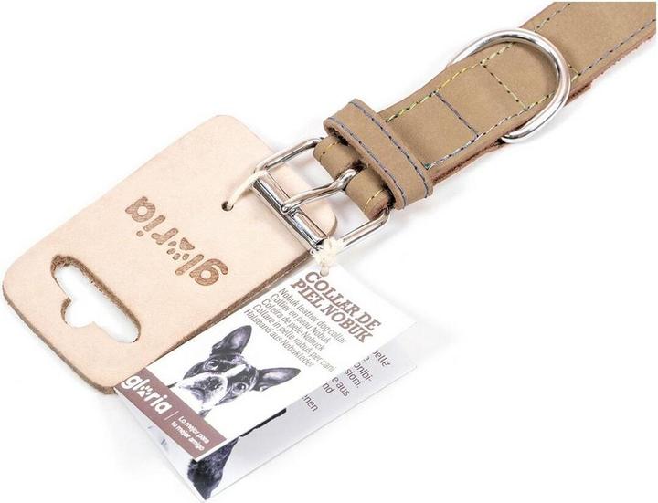 Image du produit Gloria Collier pour chien Oasis Beige Blanc 35 cm (1,2 x 35 cm) (Nubuck)