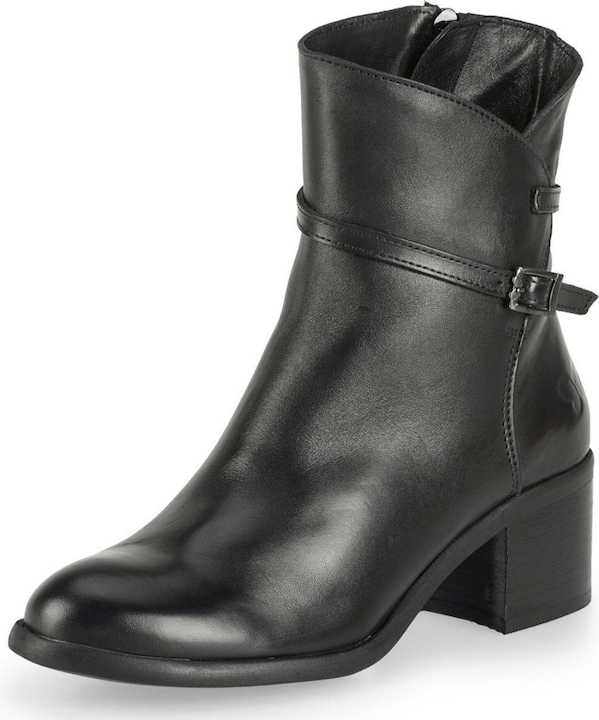 Actual product image Felmini MIRA D947 Elegant black boot with a low heel, made from soft leather. This sti (36)