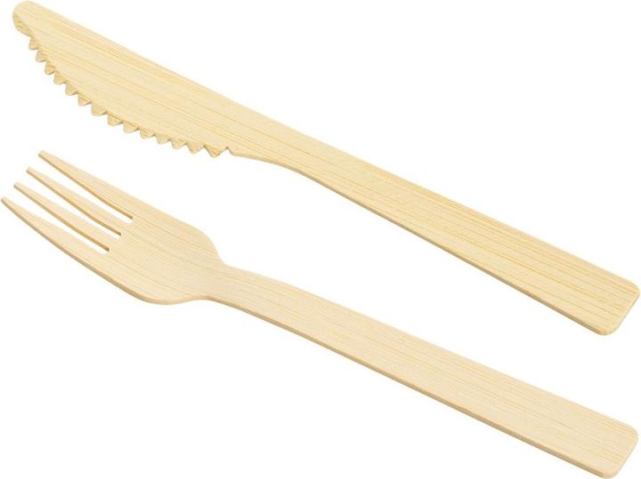 Actual product image Tescoma Gabel und Messer PARTY TIME, Bambus, 6 + 6 St.