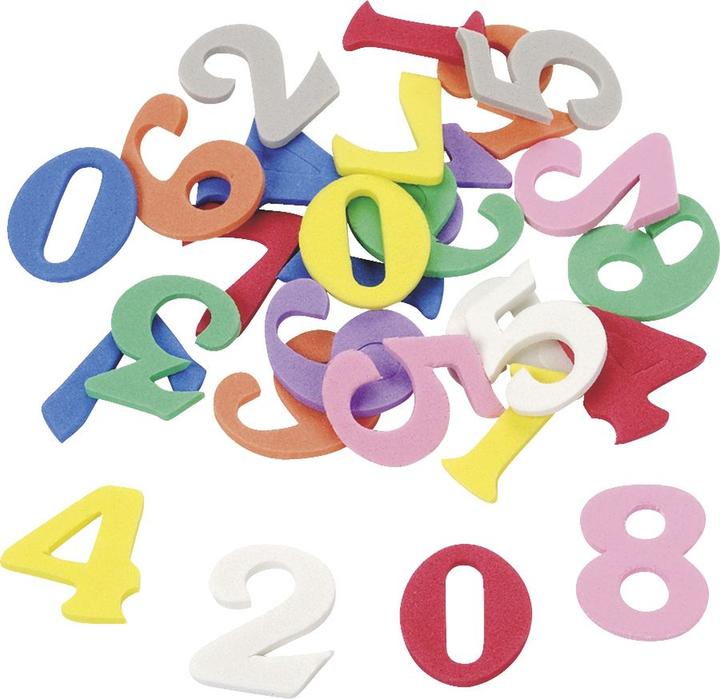 Knorr Prandell Foam rubber Creasoft number mix 2cm PU=30 pieces