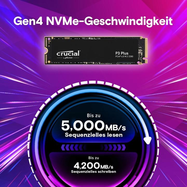 Produktbild Crucial P3 Plus (2000 GB, M.2 2280)