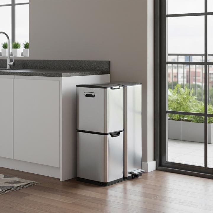 Produktbild Relaxdays Mülleimer 3 Fächer 60 l (60 l)