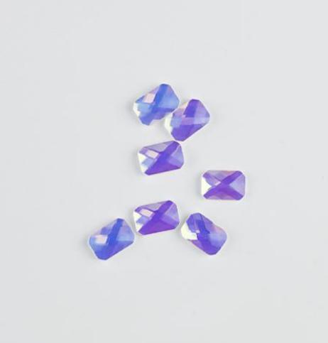 Immagine prodotto BrillBird Strass (10 pezzi) - Smeraldo 4x6mm Rosa AB (Smeraldo 4x6mm Rosa AB)