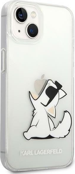 Actual product image Karl Lagerfeld iPhone 14 PC/TPU Choupette Eat Case for (Apple iPhone 14, Apple iPhone 13, Apple iPhone 15)