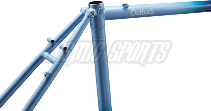 Image du produit Ritchey Kit cadre Outback V2 Disc Gravel, Anniversary Edition, 650B/700C, XS, half moon blue/white