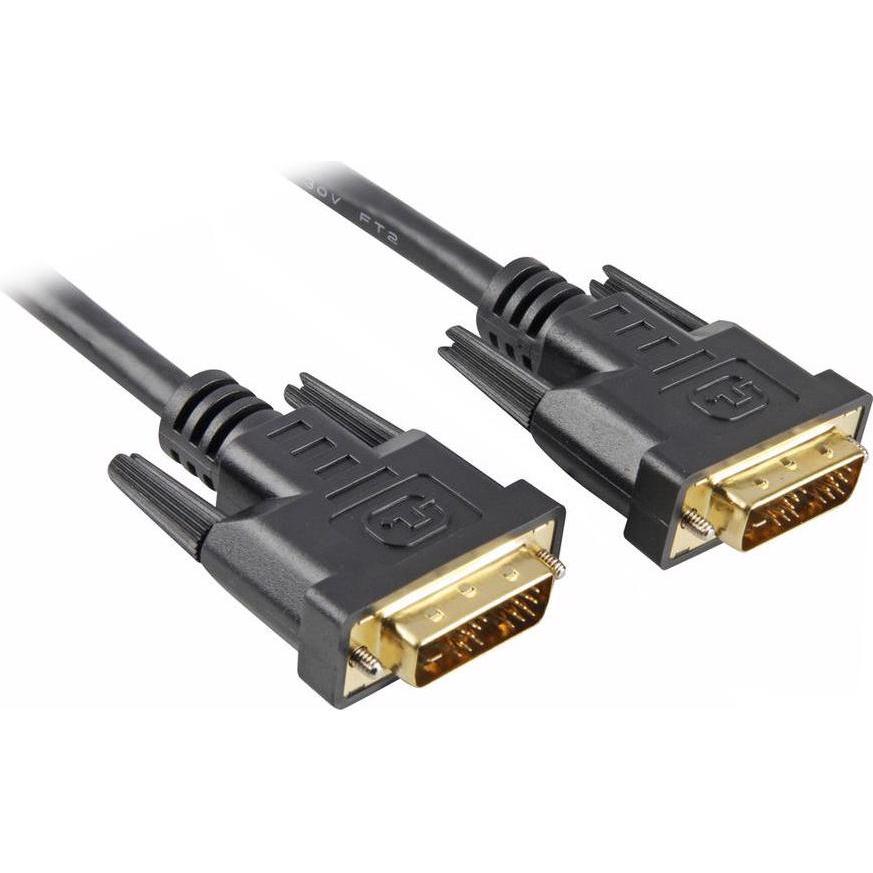 Sharkoon Dvi — Dvi (5 m, DVI), Video Kabel