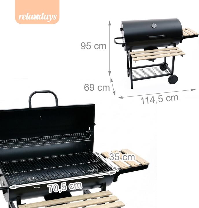 Actual product image Relaxdays Charcoal grill (70.50 cm)