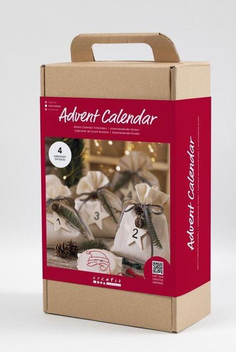 Actual product image Creativ Company Advent calendar craft set embroidery, 4 pieces