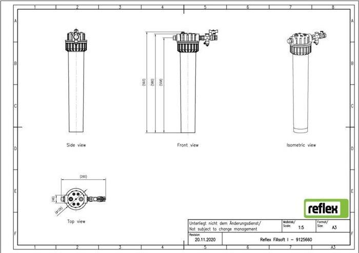 Produktbild Basisarmatur FILLSOFT I Gehäuse, für eine Patrone