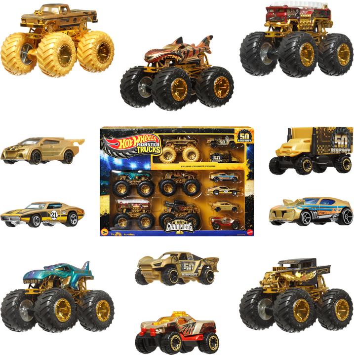 Actual product image Hot Wheels Bigfoot Trophy Champions Car Collection