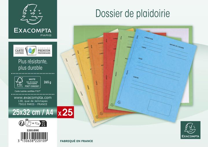Exacompta Sammelmappen - Aktendeckel (25 x 32 cm, 25 x)