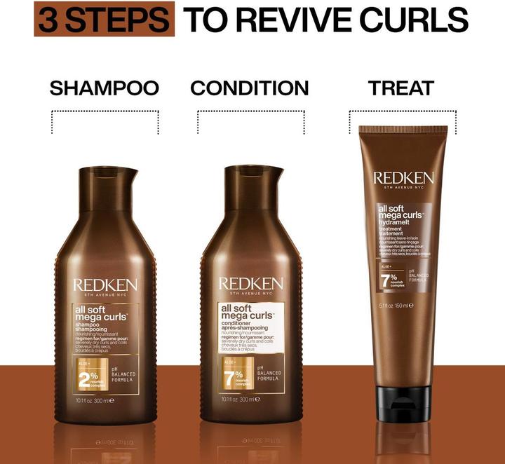 Actual product image Redken all soft mega curls Hydramelt Treatment (150 ml)