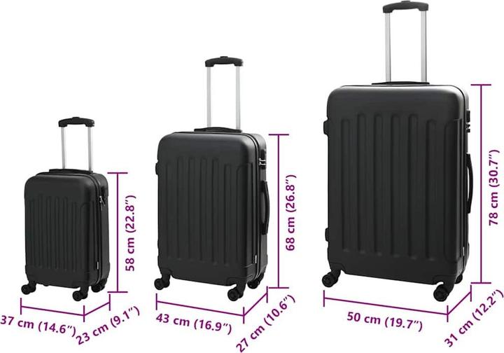 Actual product image vidaXL Suitcase